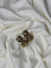 Antique Bird Gold Jhumka
