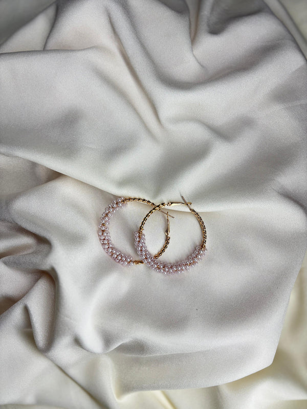 Embellished Round Earrings